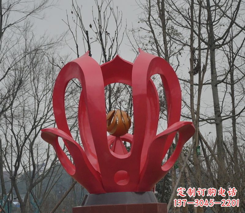 威海户外紫荆花雕塑