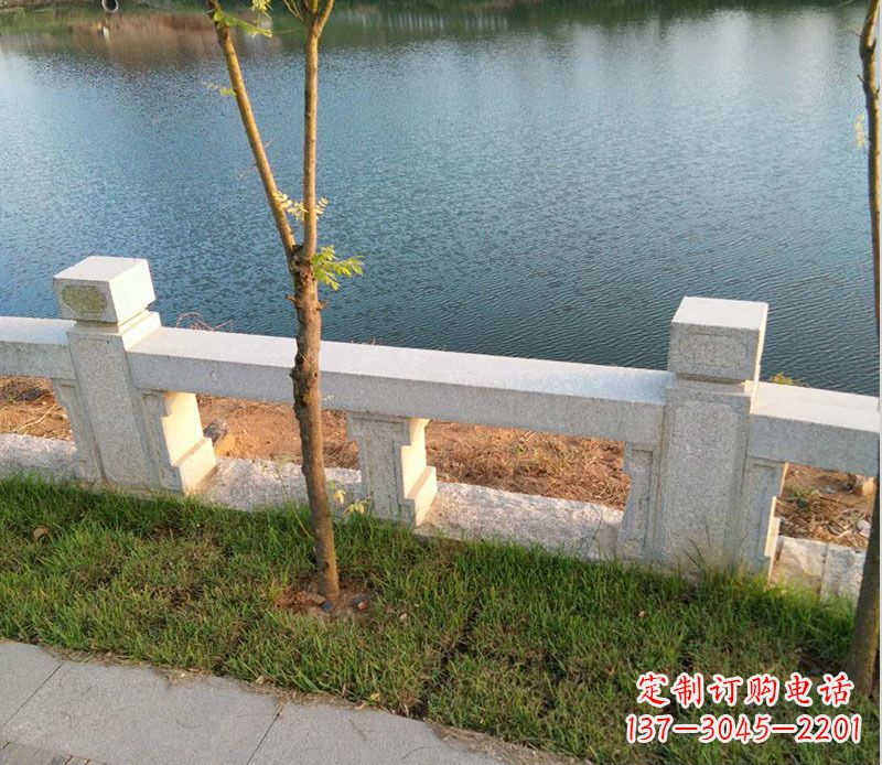 威海护城河大理石栏杆石雕_1