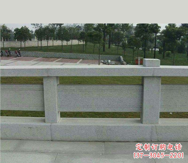 威海护城河大理石栏杆石雕_2
