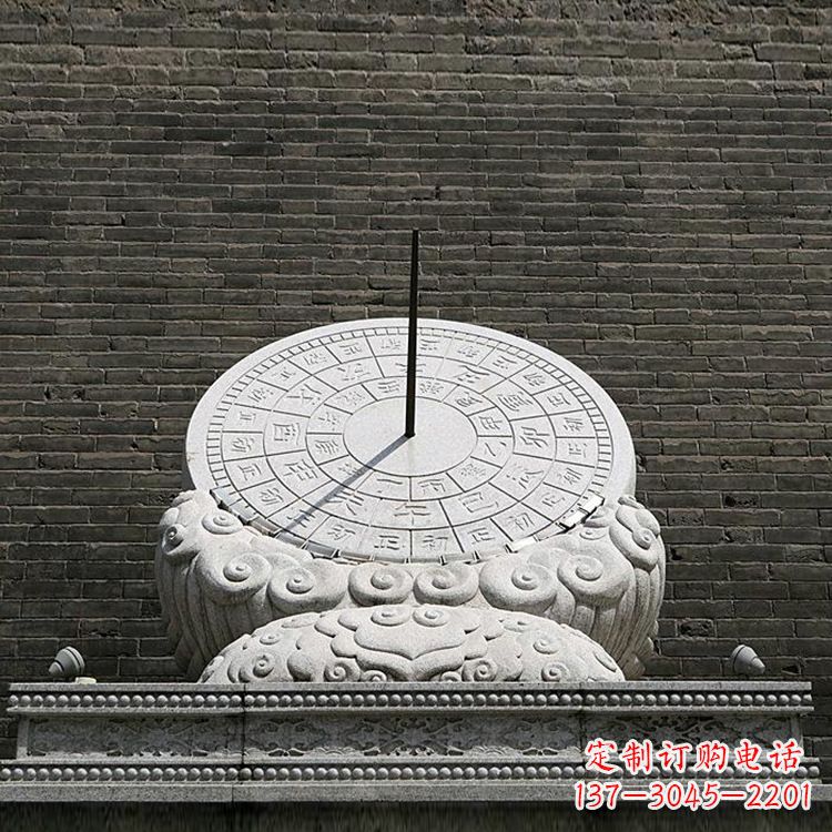 威海花岗岩古代计时器日晷雕塑