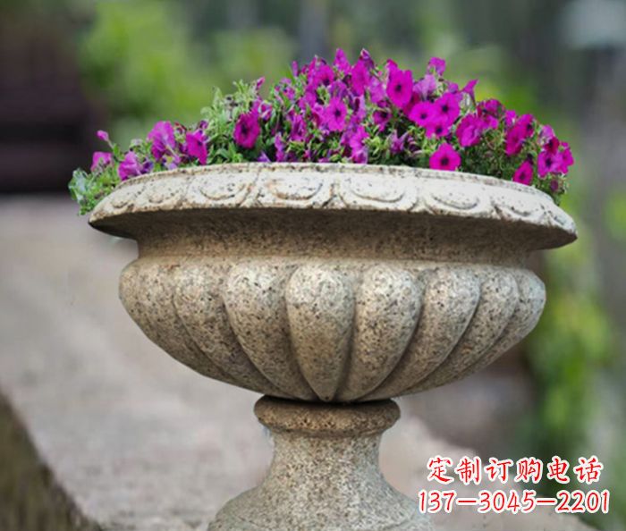 威海专业的花岗岩花盆石雕