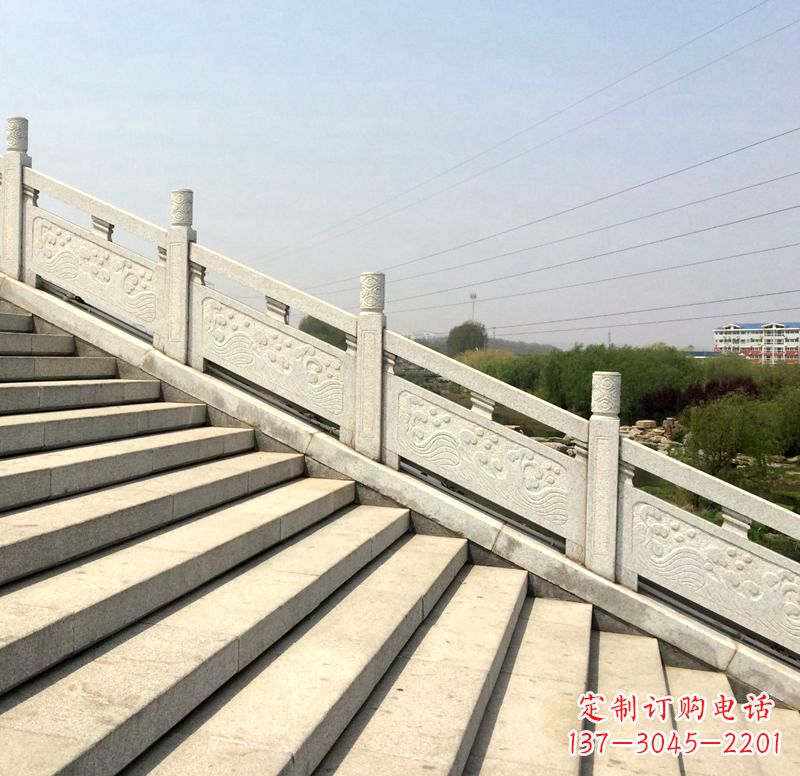 威海欣赏自然之美,定制花岗岩石栏杆雕塑