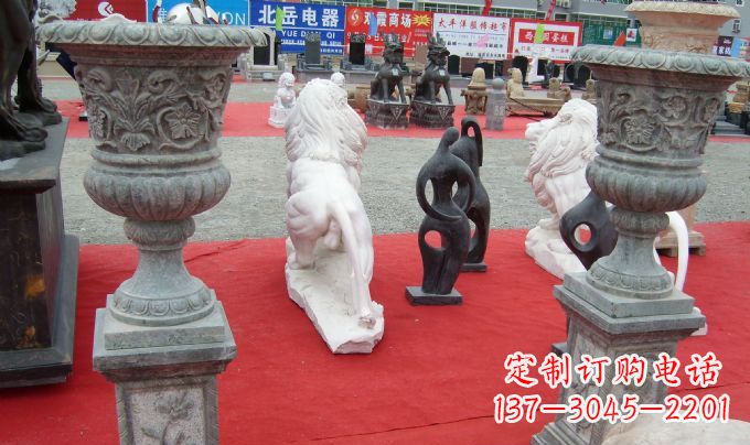 威海中领雕塑|花盆雕塑带来极致视觉体验