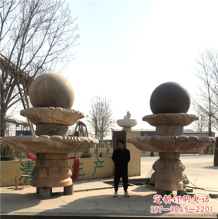 威海花园石雕喷泉