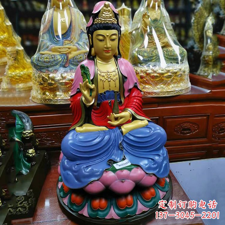 威海黄铜观音雕像,让您的家居增添神秘感