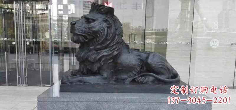 威海领雕塑狮子铜雕,无可比拟的艺术精粹