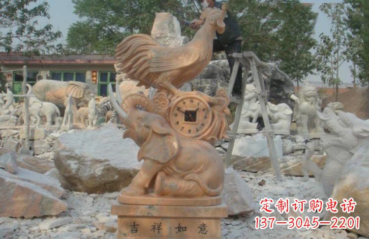 威海精美的公鸡石雕,带您回到传统