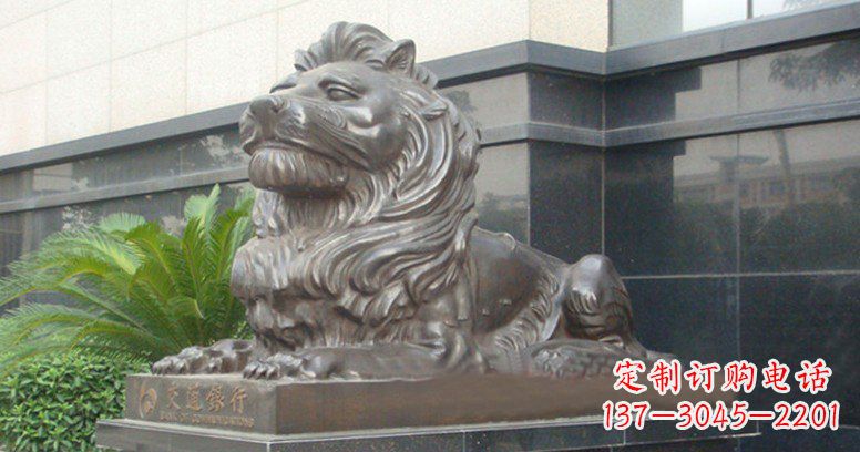 威海中领雕塑-雕刻狮子铜雕定制