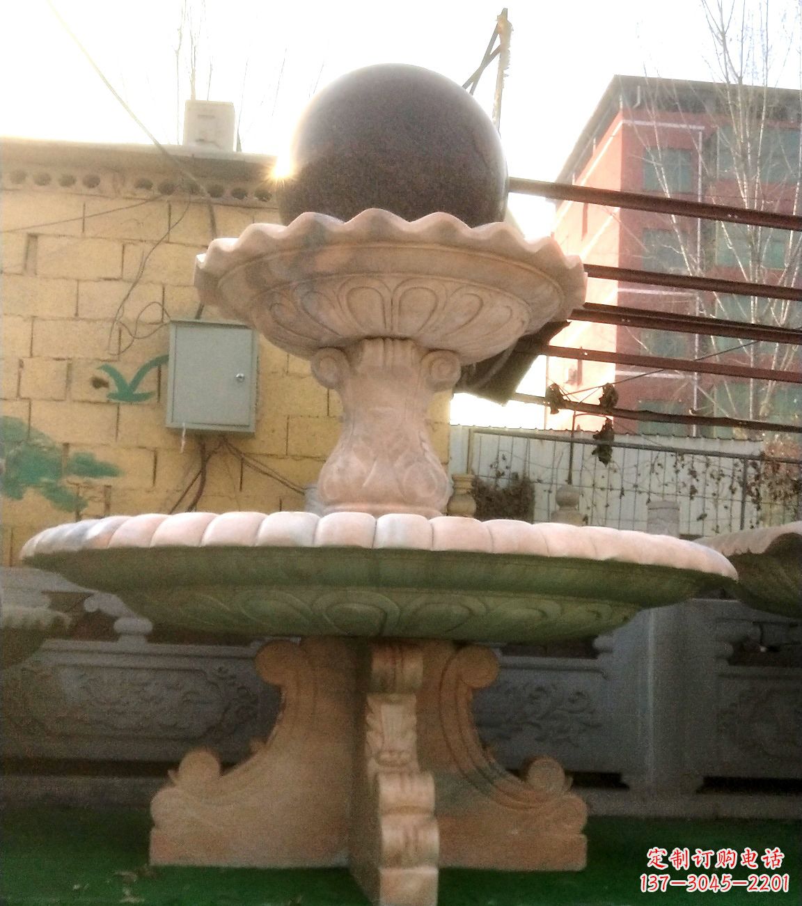 威海中领雕塑的风水球雕塑是一种独特的雕塑,其…
