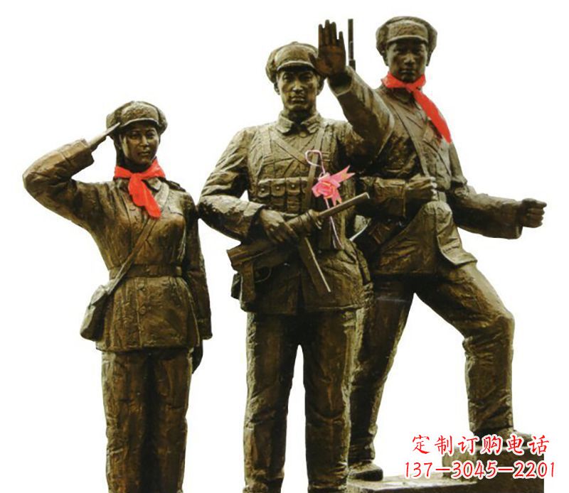 威海勇士战士雕塑,感受立于战场的英勇豪迈