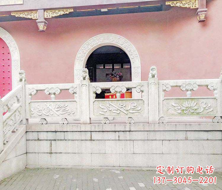 威海中领雕塑:大理石栏板雕塑
