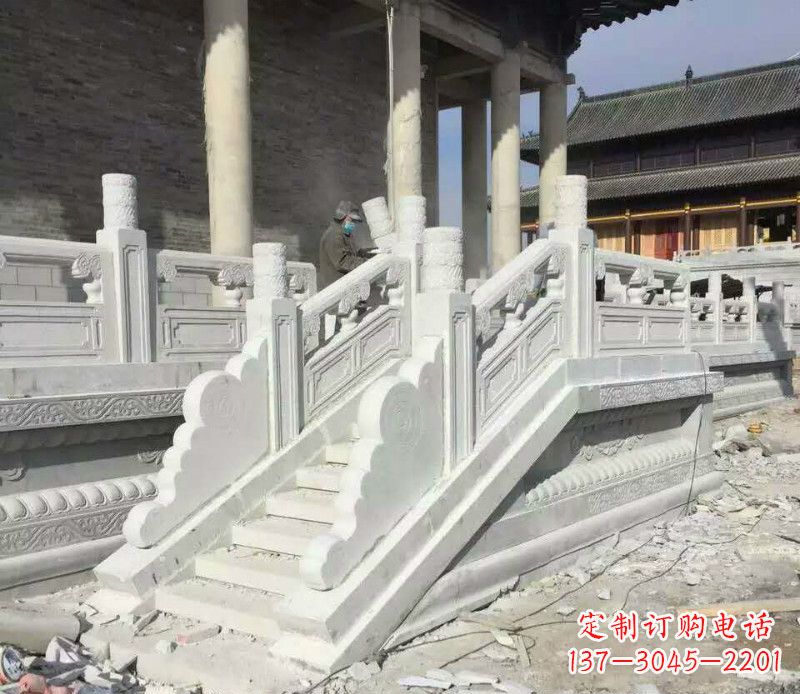 威海大理石栏板石雕,精美绝伦,让建筑锦上添花