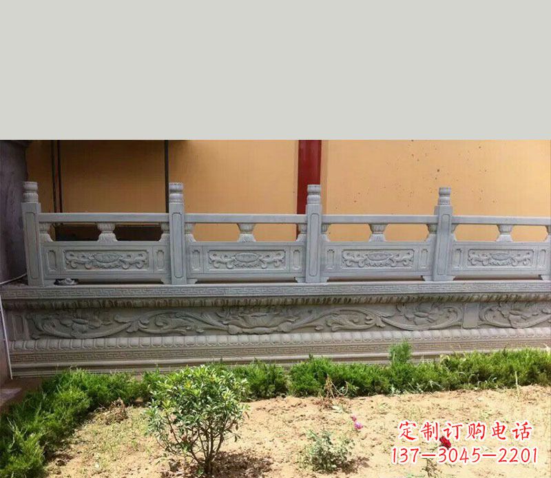 威海尊贵而古典的大理石栏板雕塑