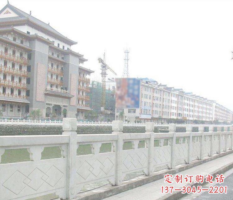 威海流光溢彩的大理石栏板石雕