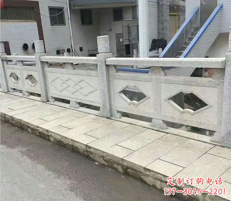 威海景区大理石栏板石雕_2