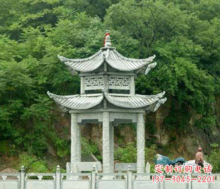 威海中领雕塑|凉亭石雕:让您的景区更加精彩