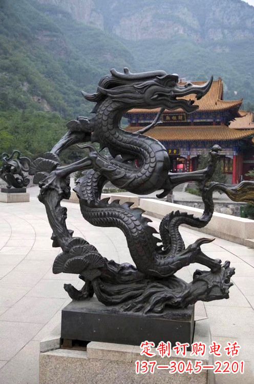 威海景区广场纯铜神兽四灵之青龙雕塑