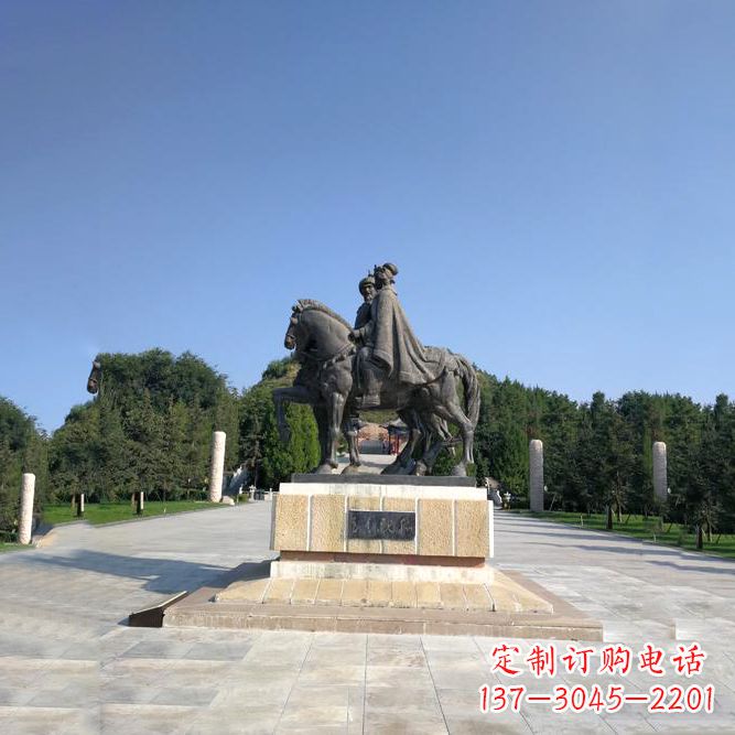 威海王昭君雕塑,象征传承君臣之义