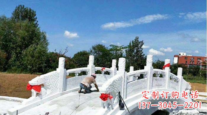 威海标题:领雕塑——最具艺术魅力的汉白玉石雕拱桥