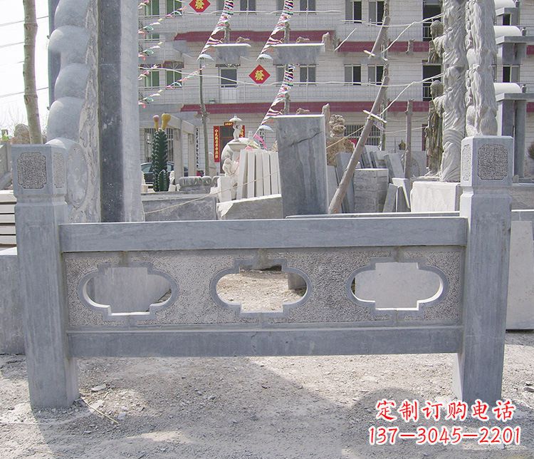 威海仿古栏板石雕——中领雕塑