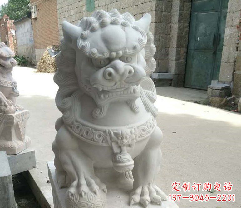 威海南方石雕龙狮子——浓烈的中国风雕塑