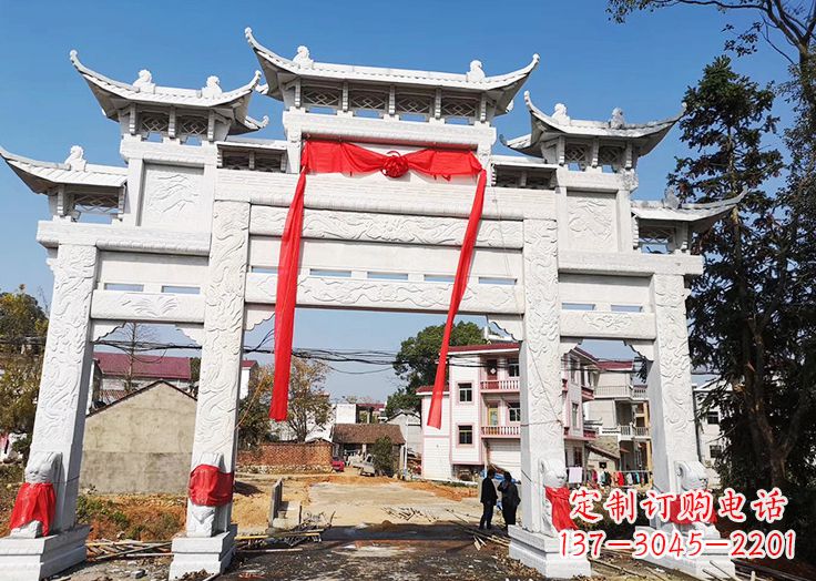 威海九襄石雕牌坊
