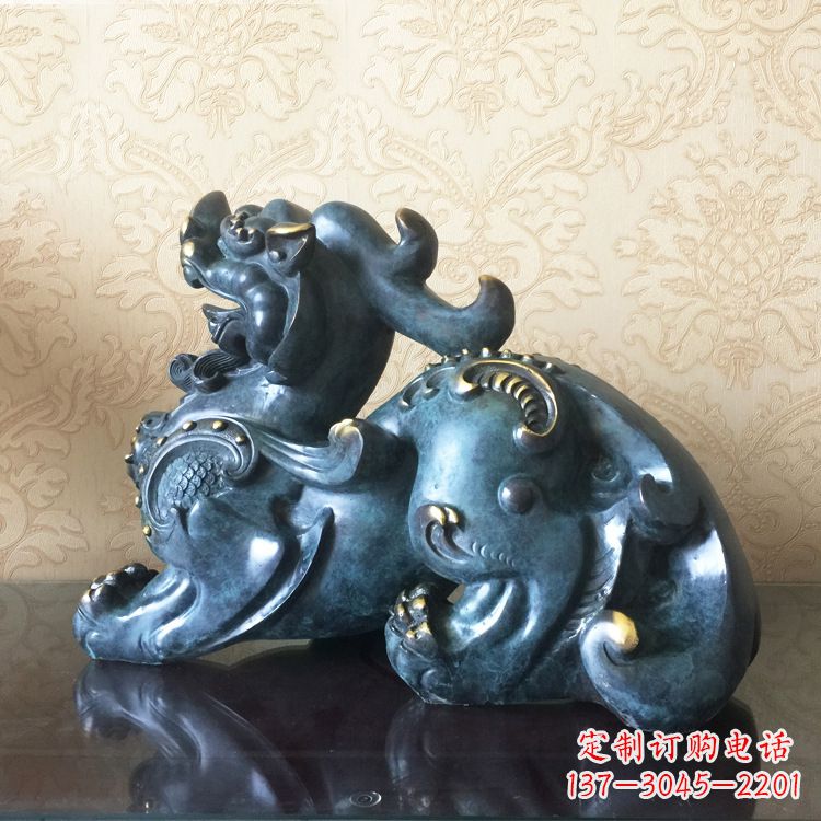 威海中领雕塑貔貅雕塑——象征着福祉和吉祥