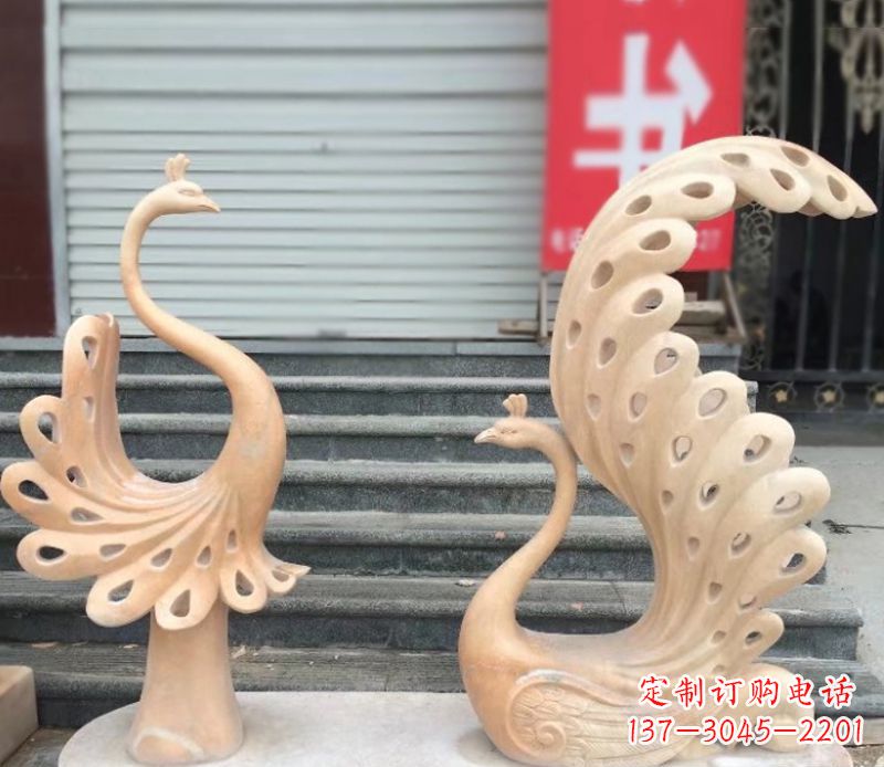 威海中领雕塑专业提供独特精致的孔雀石雕塑,以…