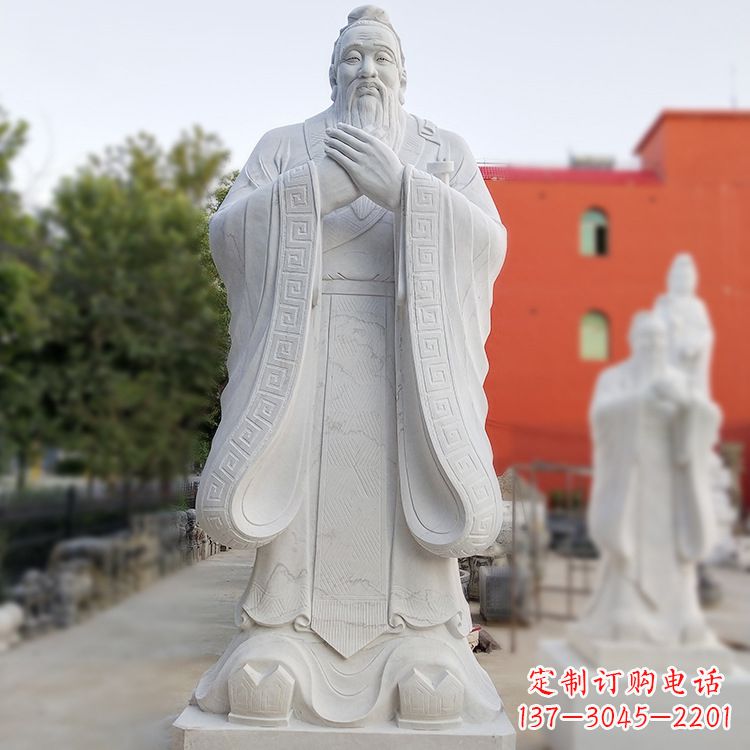 威海中领雕塑精心打造的精美孔子雕塑,为您打造…
