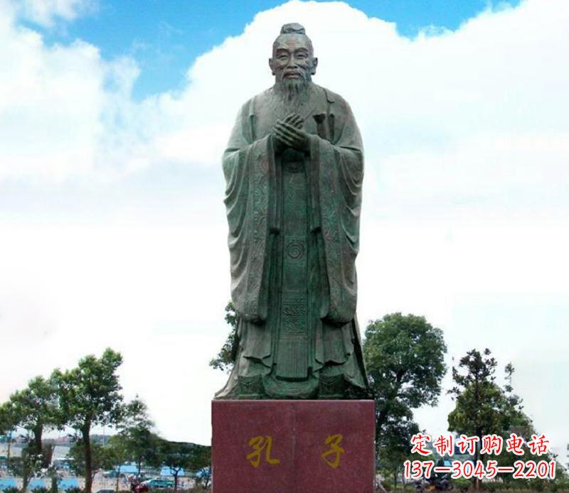 威海领雕塑:孔子雕塑尊崇传承