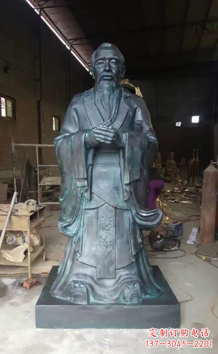 威海孔子青铜雕塑 (3)