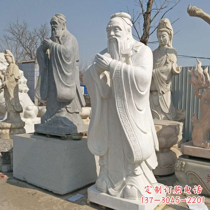 威海孔子铜雕