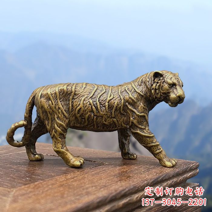 威海中领雕塑推出的复古铜老虎雕塑,为您带来古…