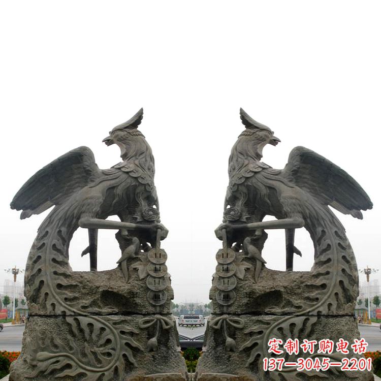 威海中领雕塑凤凰雕塑,神秘的艺术品
