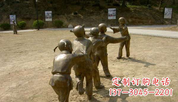 威海珍贵传统,中领雕塑老鹰抓小鸡铜雕