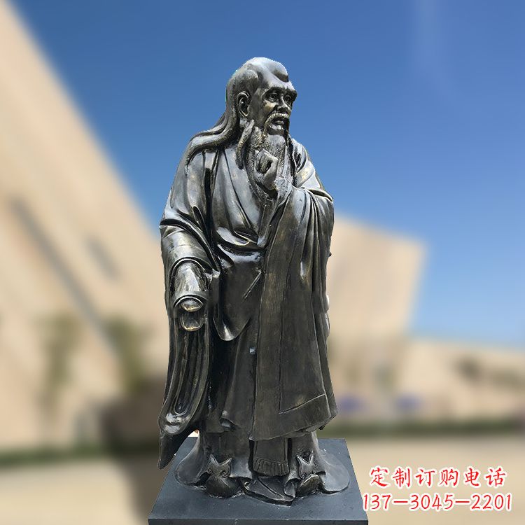 威海精美老子雕像,体现哲学思考之美
