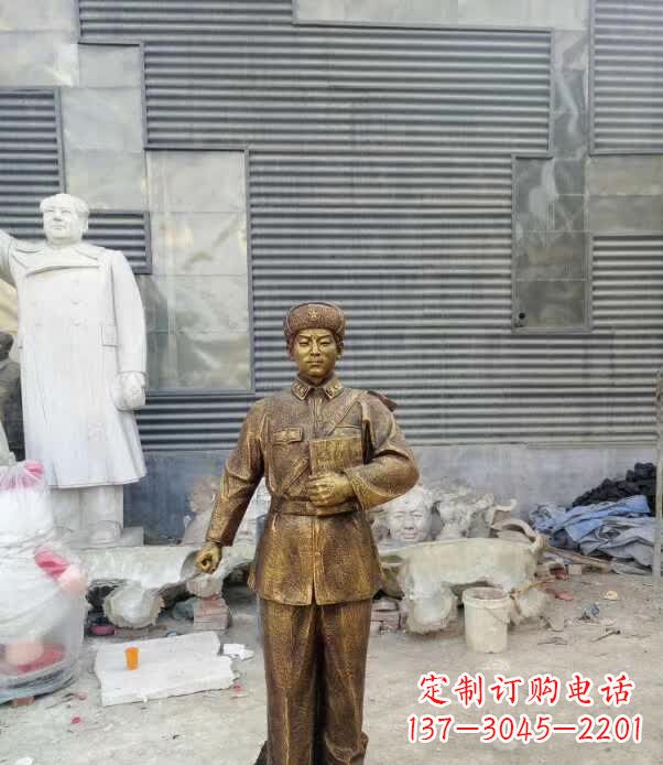 威海雷锋名人铜雕