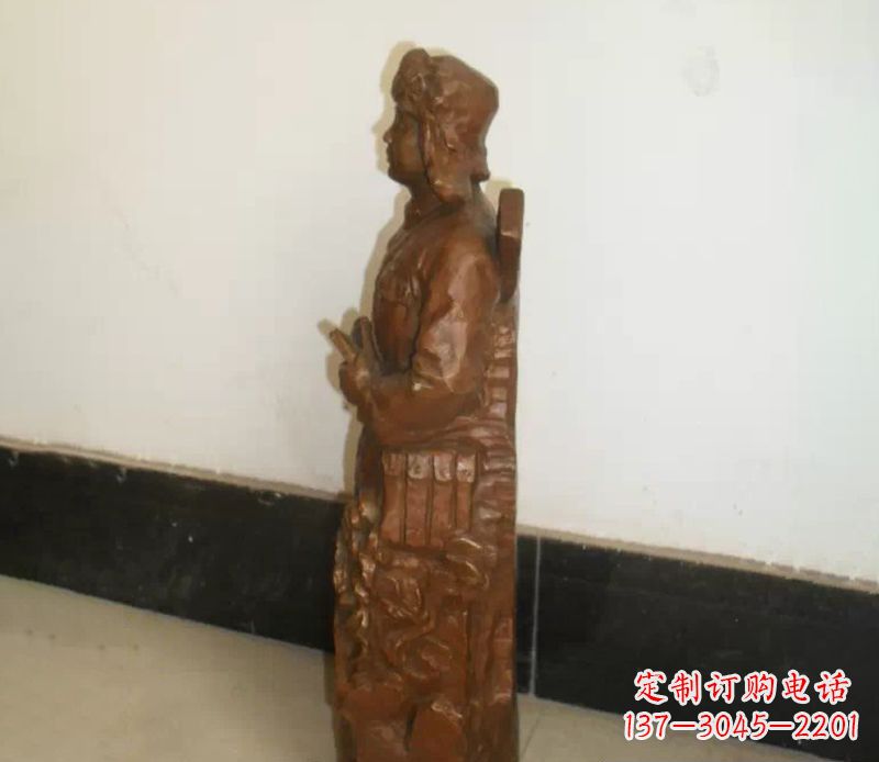 威海雷锋校园名人铜雕
