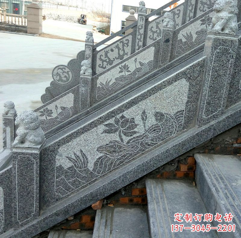 威海青石栏板雕塑—精湛工艺的完美展示
