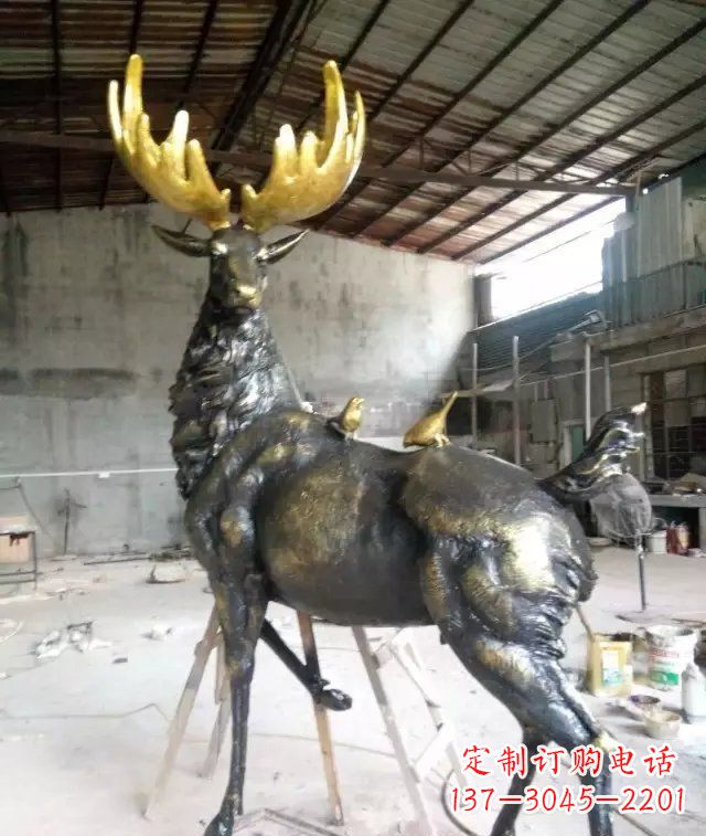 威海精美羚羊铜雕,打造您独一无二的家居装饰