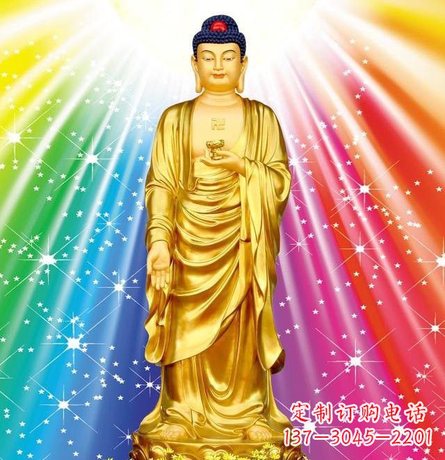 威海中领雕塑推出的鎏金如来神佛铜雕,专为仪式…