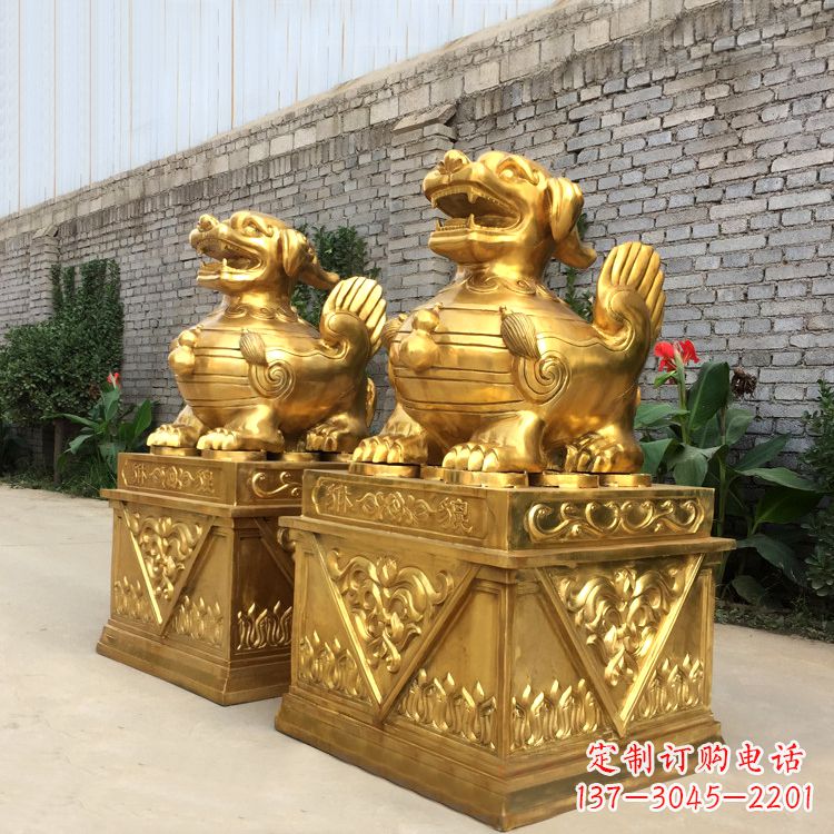 威海高品质貔貅雕塑,精致外观点缀家居