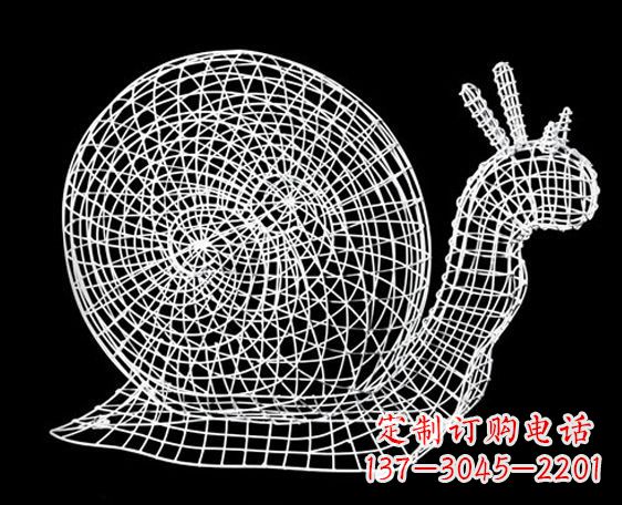 威海中领雕塑的蜗牛镂空雕塑