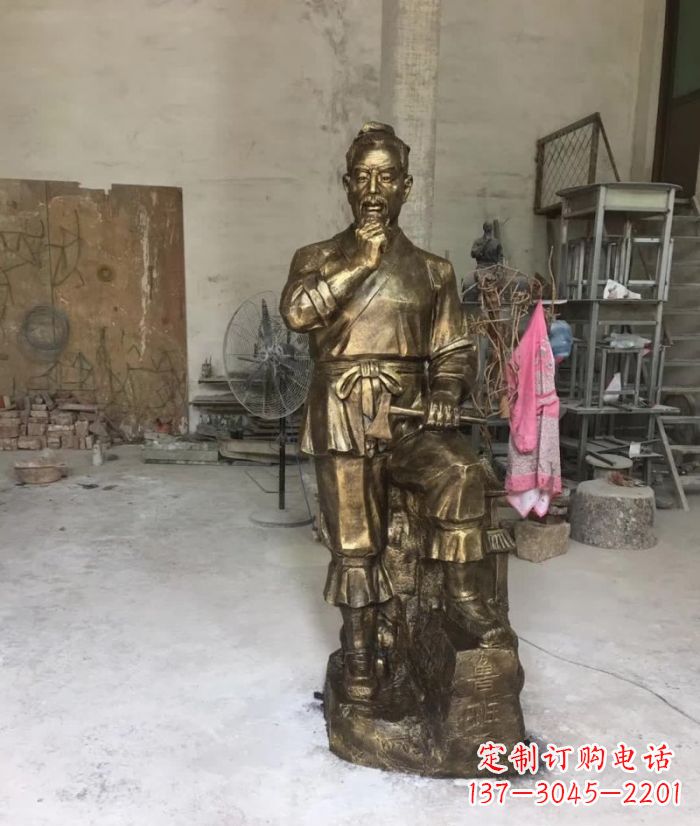 威海鲁班传世经典——铜雕塑