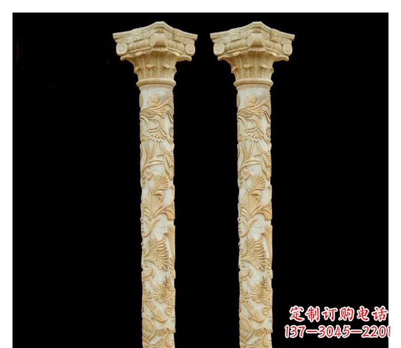 威海罗马风格砂岩马雕塑