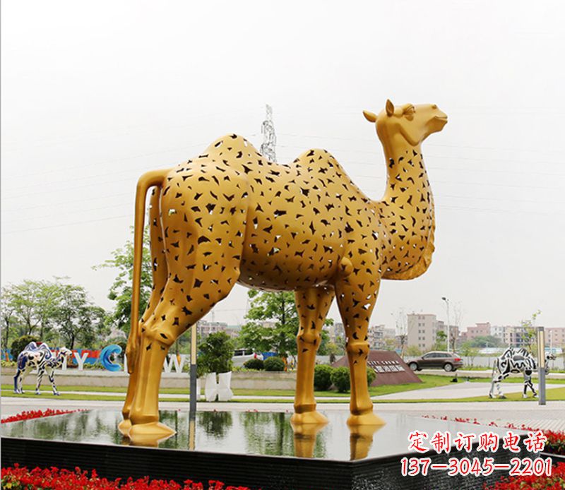 威海中领雕塑:骆驼雕塑精美绝伦