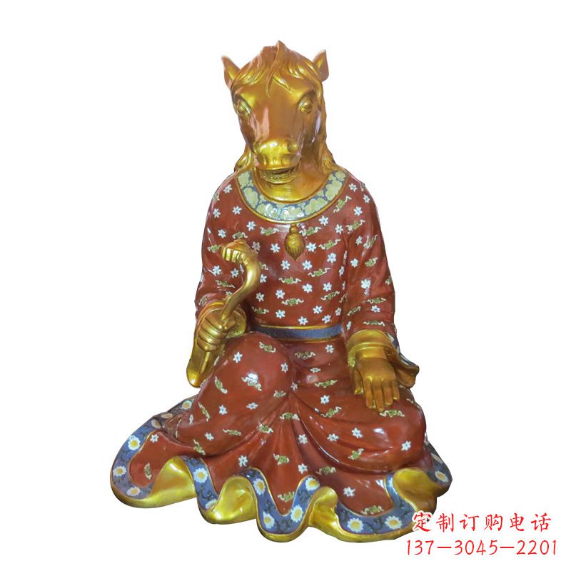 威海精心制作的生肖玻璃钢雕塑