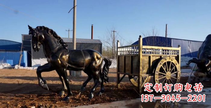威海华丽复古,名车贵族,精美马车雕塑