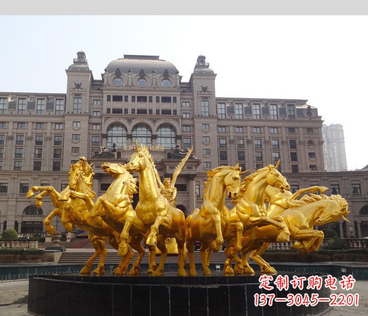 威海马动物铜雕