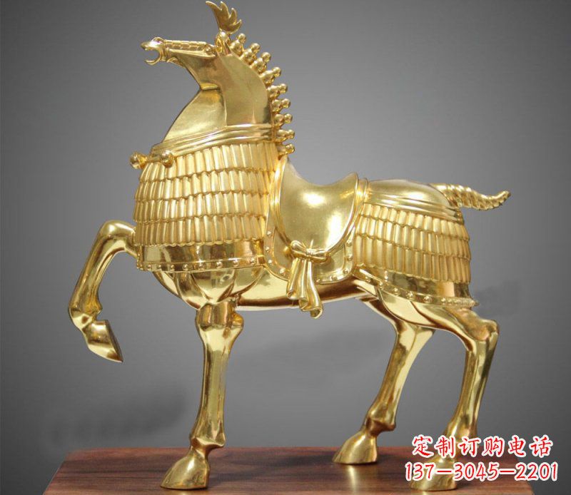 威海马公园动物铜雕 (2)